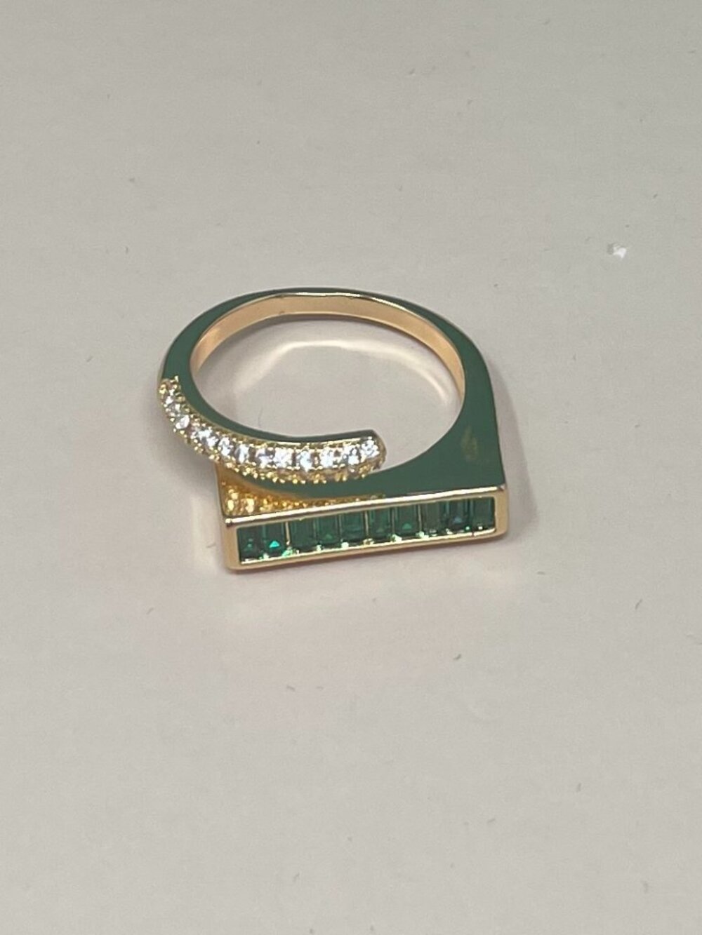 NWOT | Bracha | Supernova Ring in Emerald